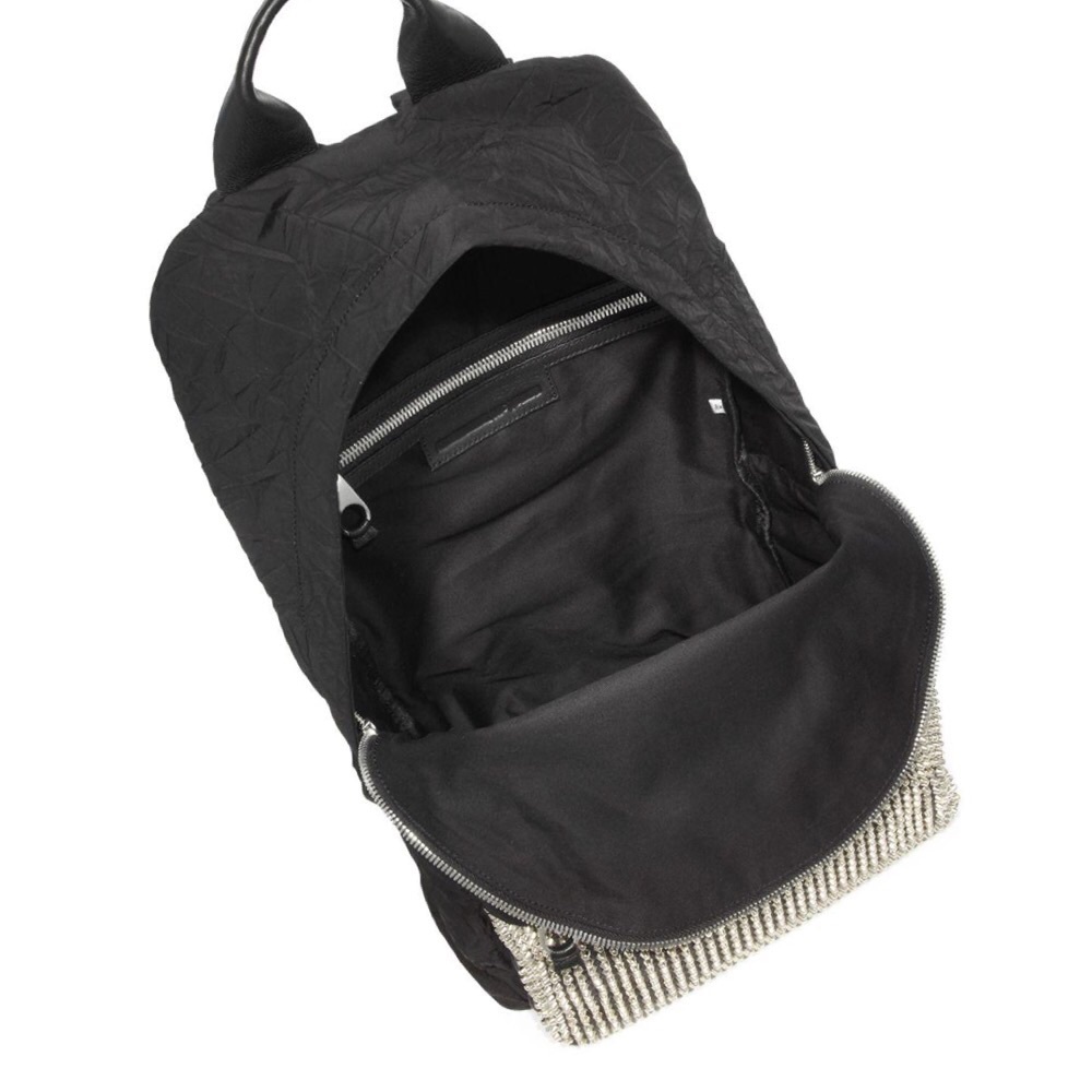 🏹🆕 Alex McQueen ★ Studded Wrinkled Backpack ★ - Picture 5 of 8